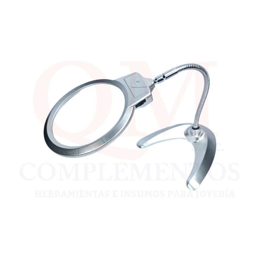 LAMPARA LUPA DE BANCO CON LUZ LED 2X - 5X