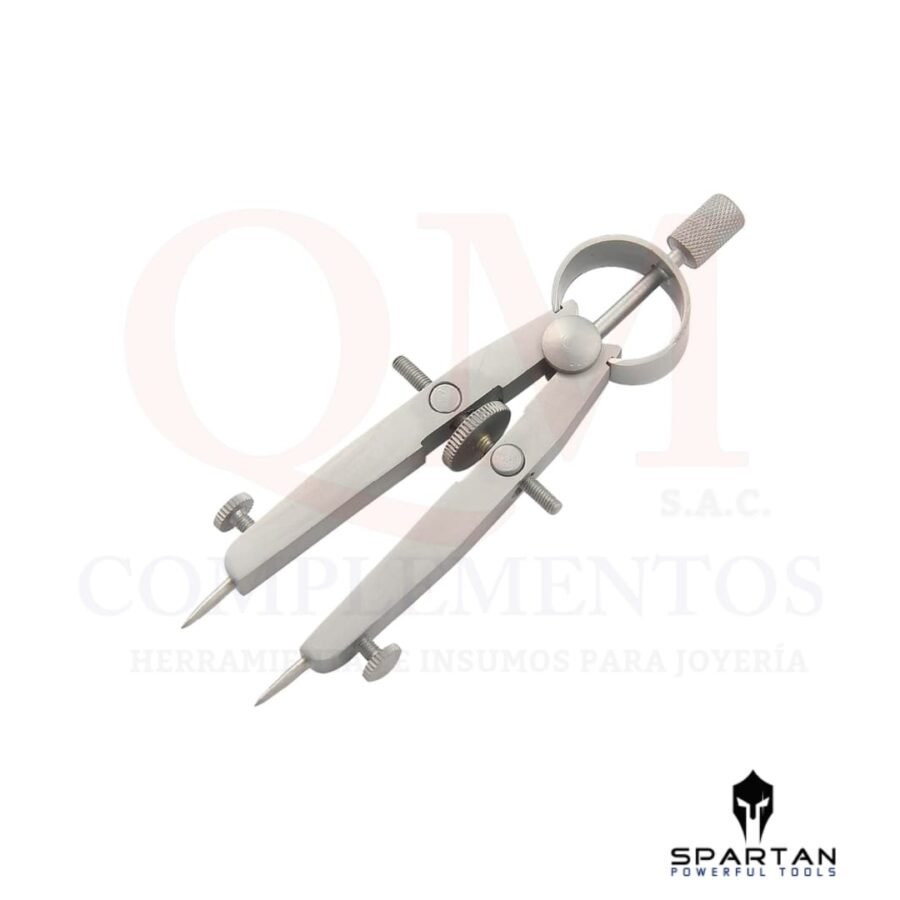 COMPAS CUADRADO CON PUNTAS FINAS 3" (SPARTAN)