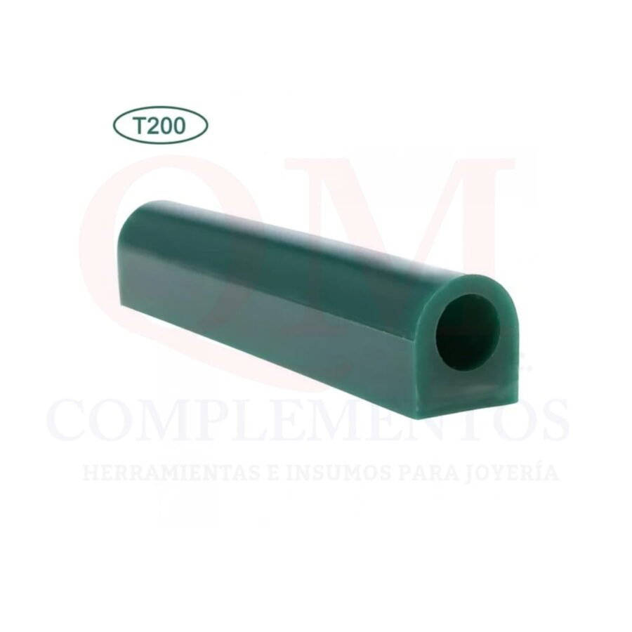CERA EN TUBO COSTADO PLANO VERDE "T-200"