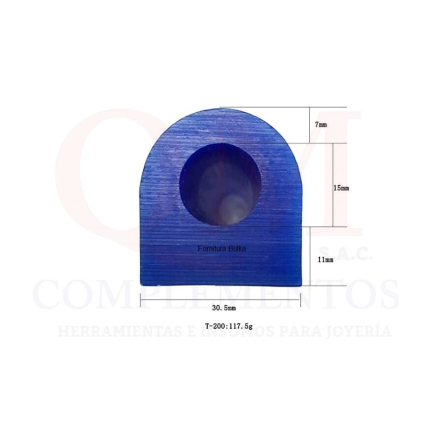 CERA EN TUBO COSTADO PLANO AZUL "T-200" - Imagen 3