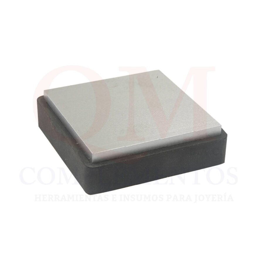 TAZ DE ACERO CON B.GOMA 4" X 1"