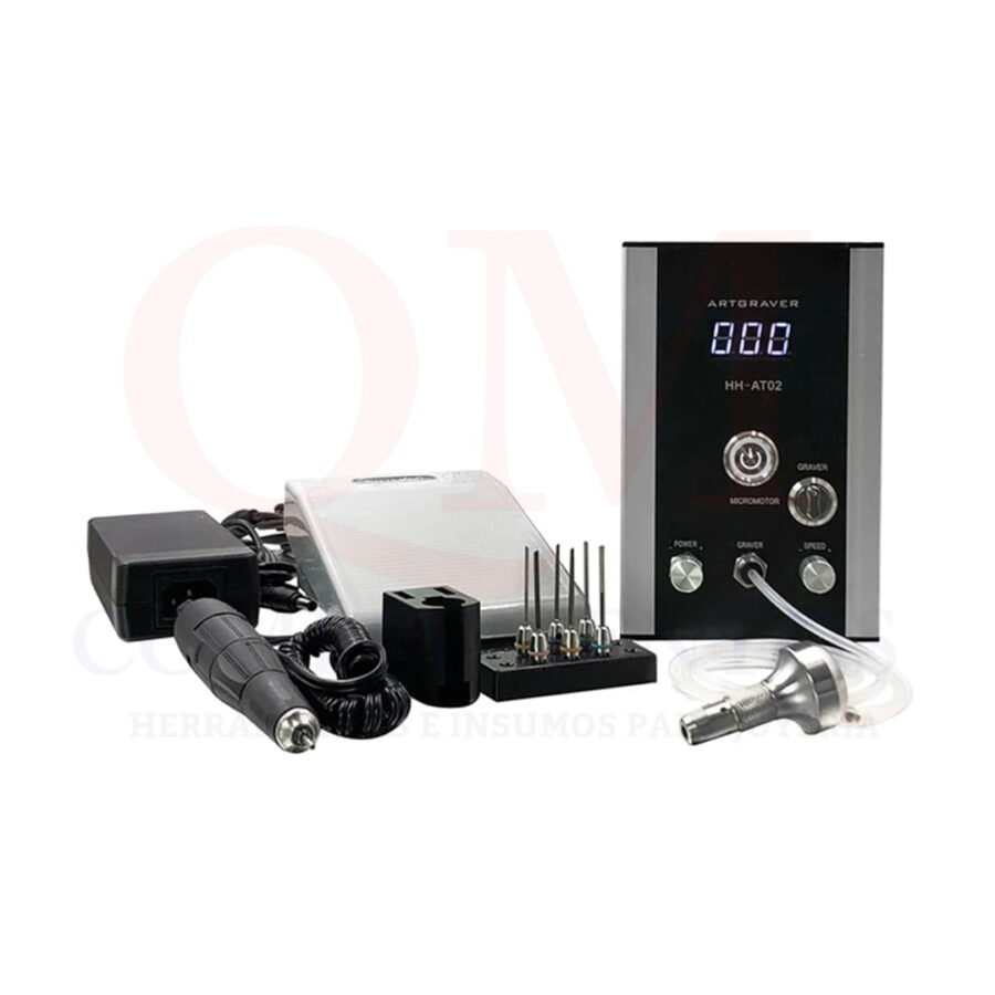 GRABADOR NEUMATICO CON MICROMOTOR "ARTGRAVER" (KATWAY)