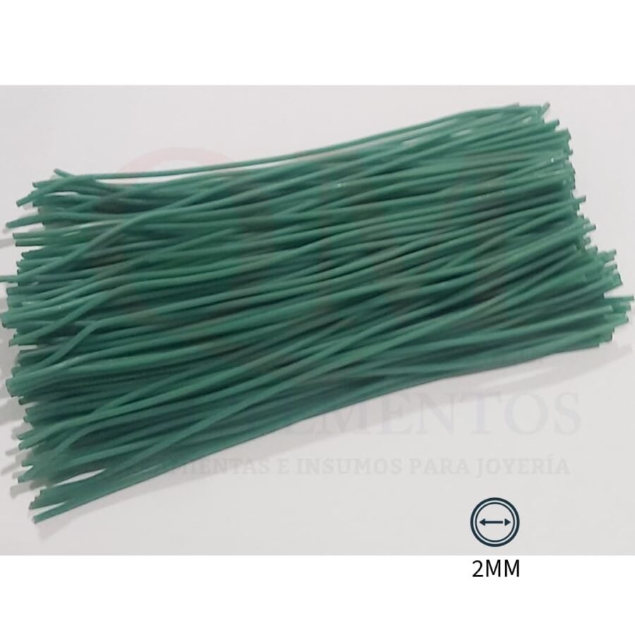 CERA EN HILO VERDE "DEWAX" 2 MM - 80 GR