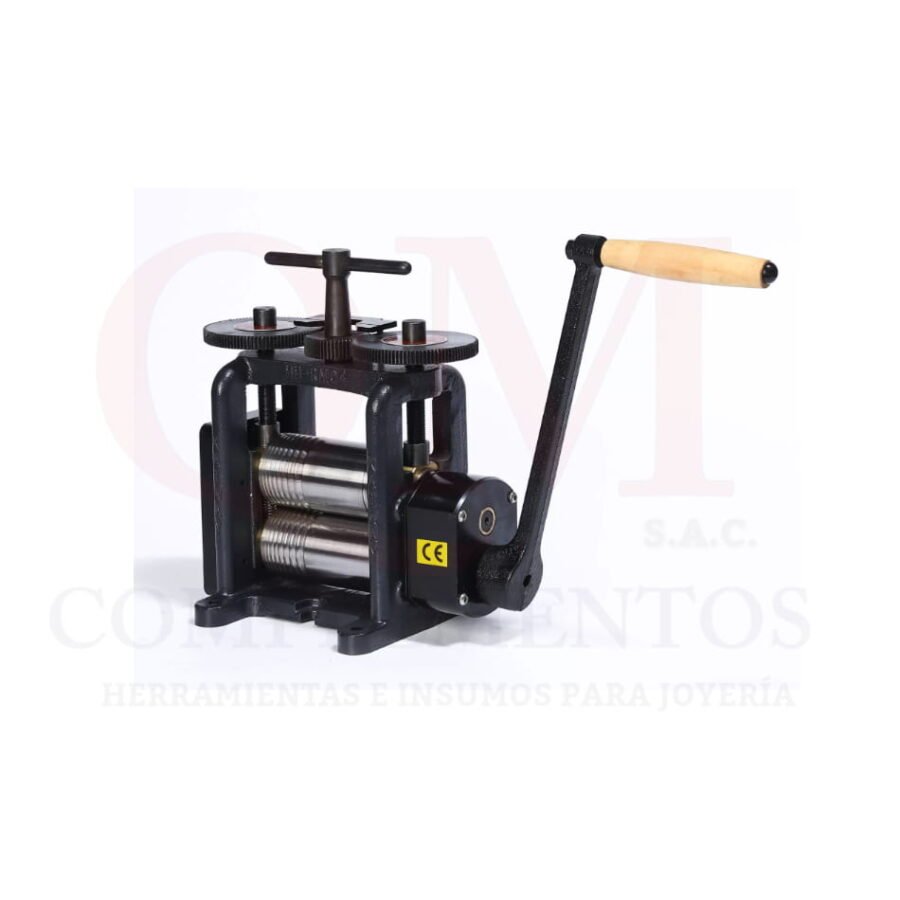 LAMINADORA MANUAL MIXTA NEGRA "PROLINE" 130 MM (KATWAY) - Imagen 2