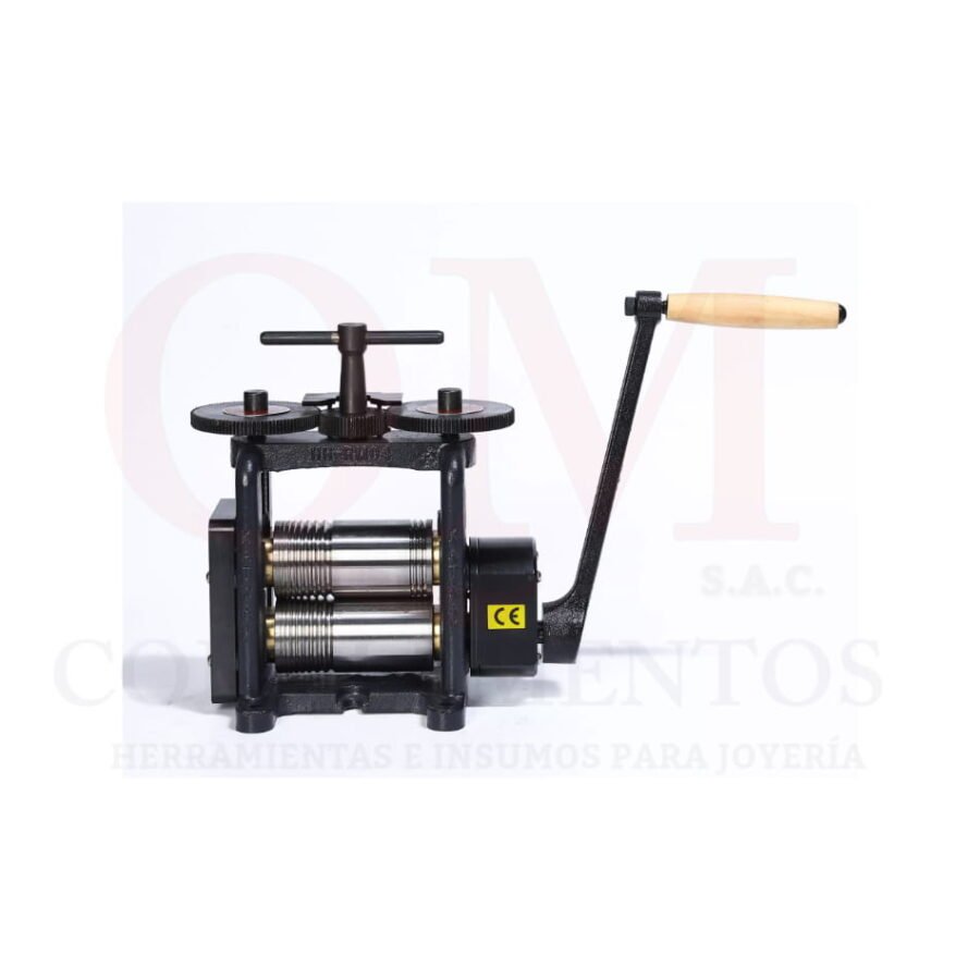 LAMINADORA MANUAL MIXTA NEGRA "PROLINE" 130 MM (KATWAY)