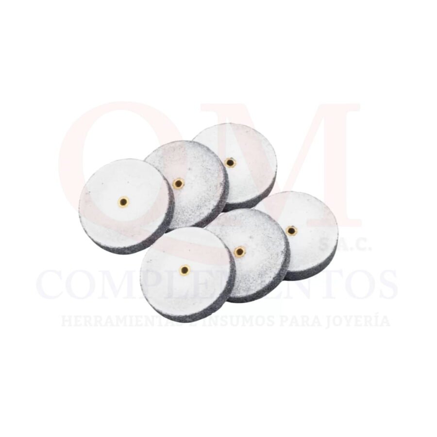 RUEDA ESMERIL GRIS 5 X 25 MM