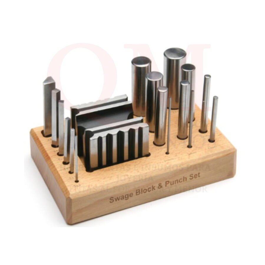 SET DADO CANALERO 2.5" X 2" CON 16 MANDRILES MIXTOS & B.MADERA