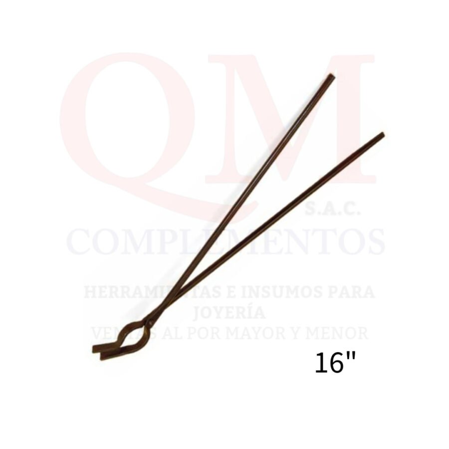 TENAZA PARA CRISOLES NEGRA 16"