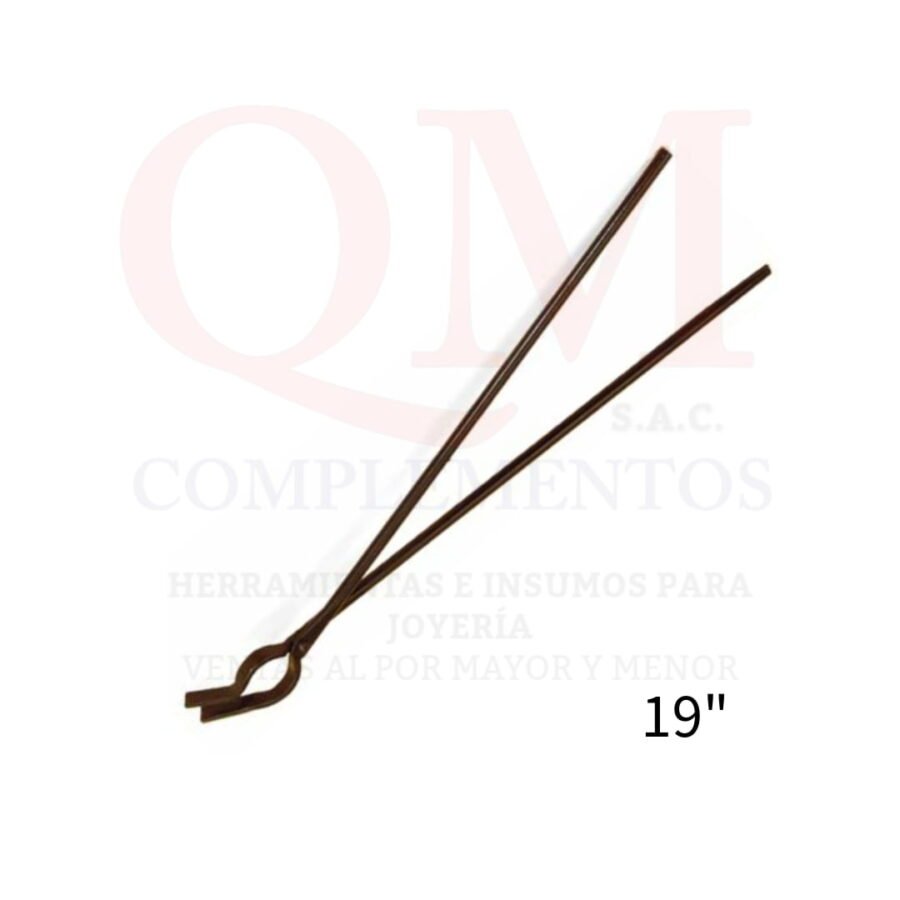 TENAZA PARA CRISOLES NEGRA 19"